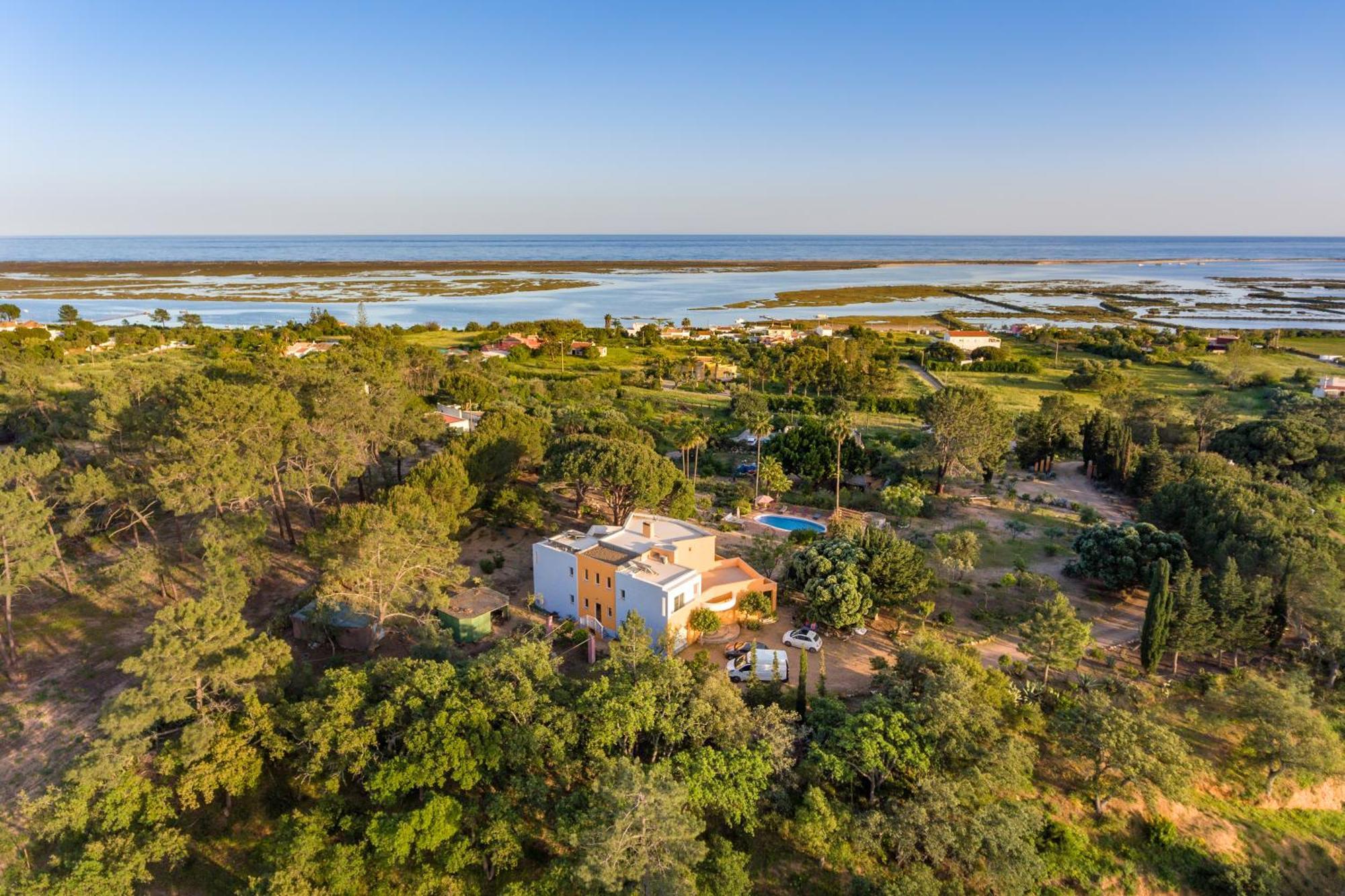 Meia Lua - Your Private Artsy Paradise Overlooking The Ria Formosa With Pool And Sea Views Near Barril Beach, Tavira Luz de Tavira Ngoại thất bức ảnh